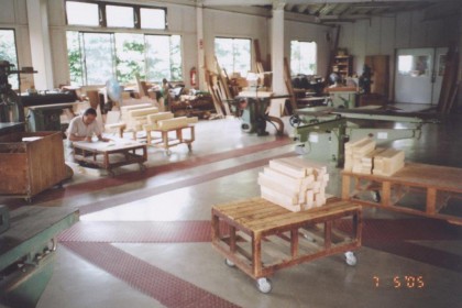 佐山製作所栃木工場の内部